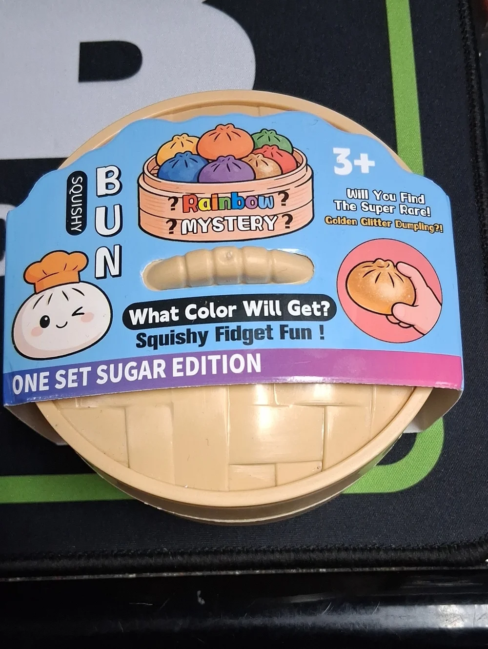 Rainbow Mystery Sugar Edition Squishy Bun - Cream